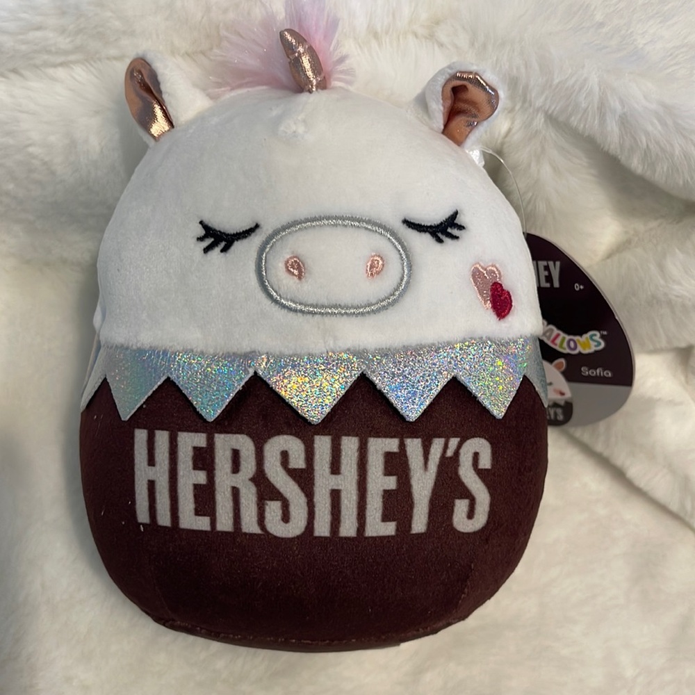 Squishmallows Sofia the Hershey Unicorn 5”